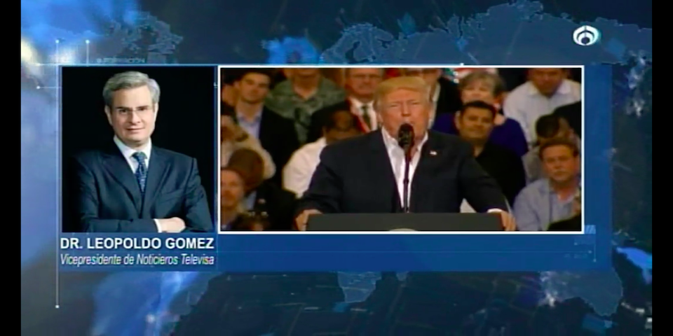 Las críticas no influyen en Trump: Leopoldo Gómez