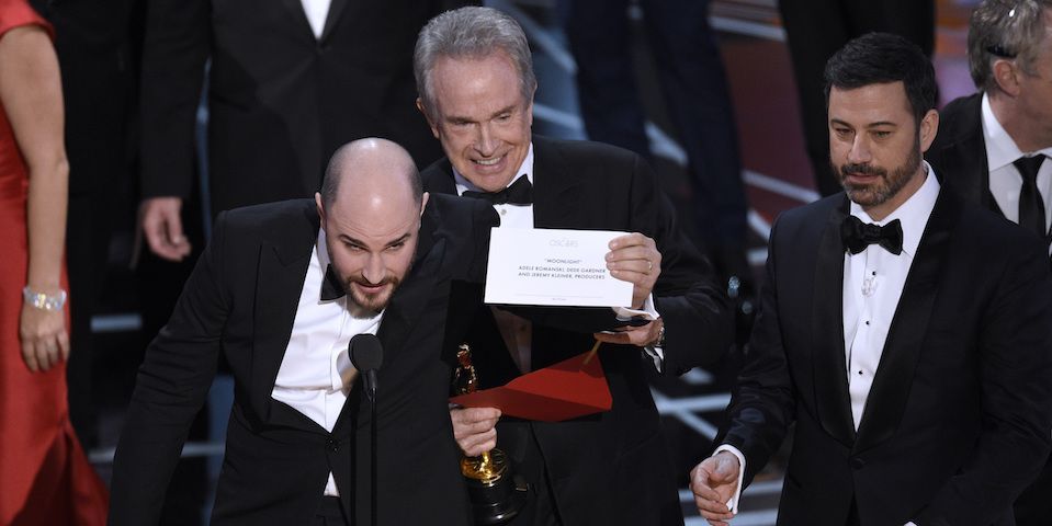 El histórico error en el Óscar