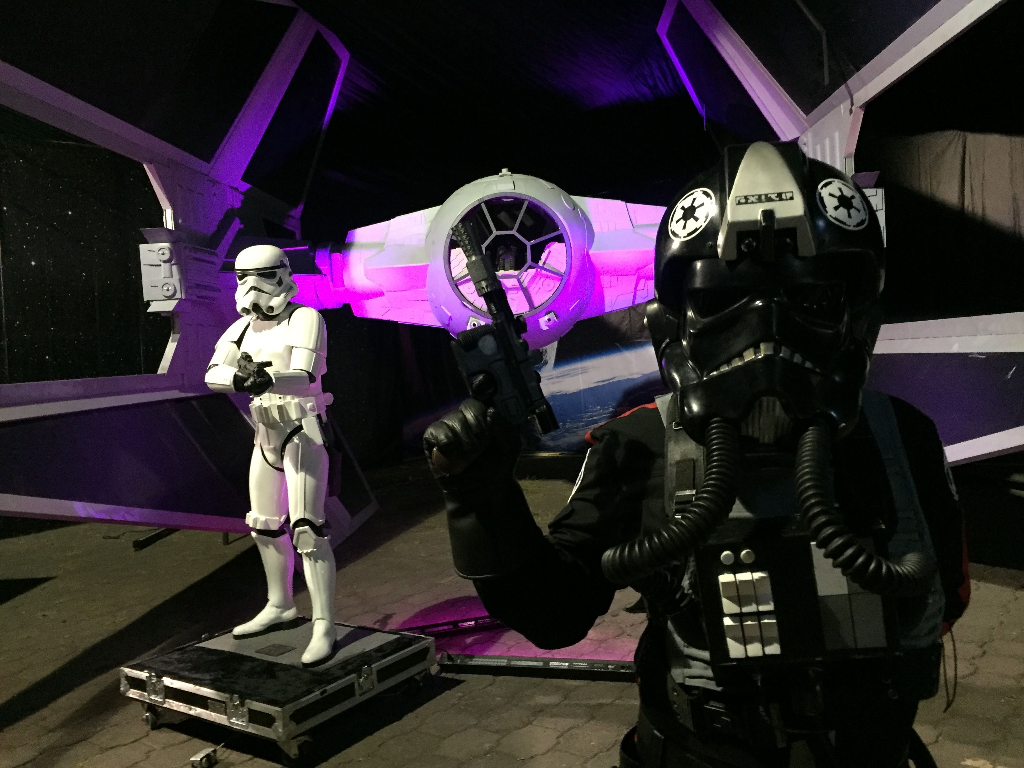 Una exhibición para fanáticos de Star Wars 