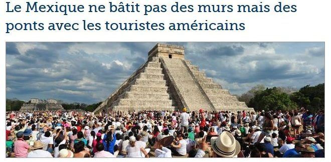 México construye puentes para turistas de EE.UU: diario francés
