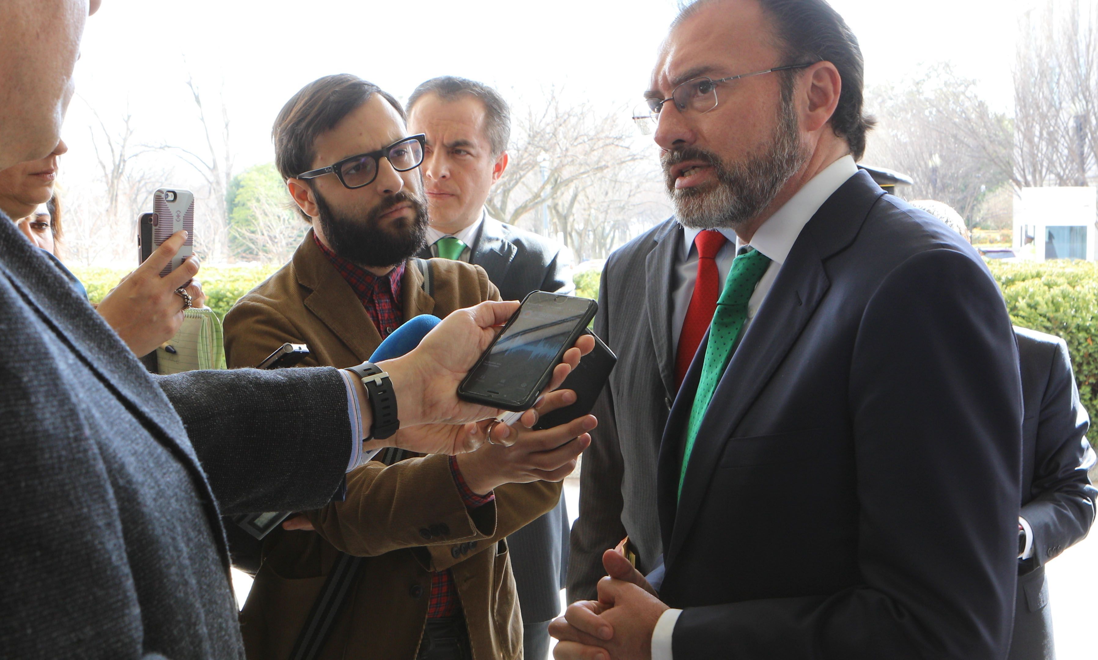 Pedimos respeto a los mexicanos y a nuestra soberanía: Videgaray