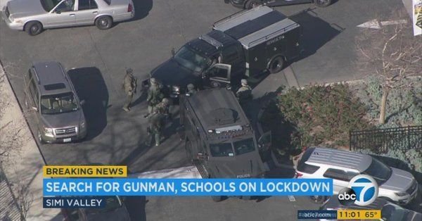 Cierran escuelas en California por presunto hombre armado Cierran escuelas en California por presunto hombre armado