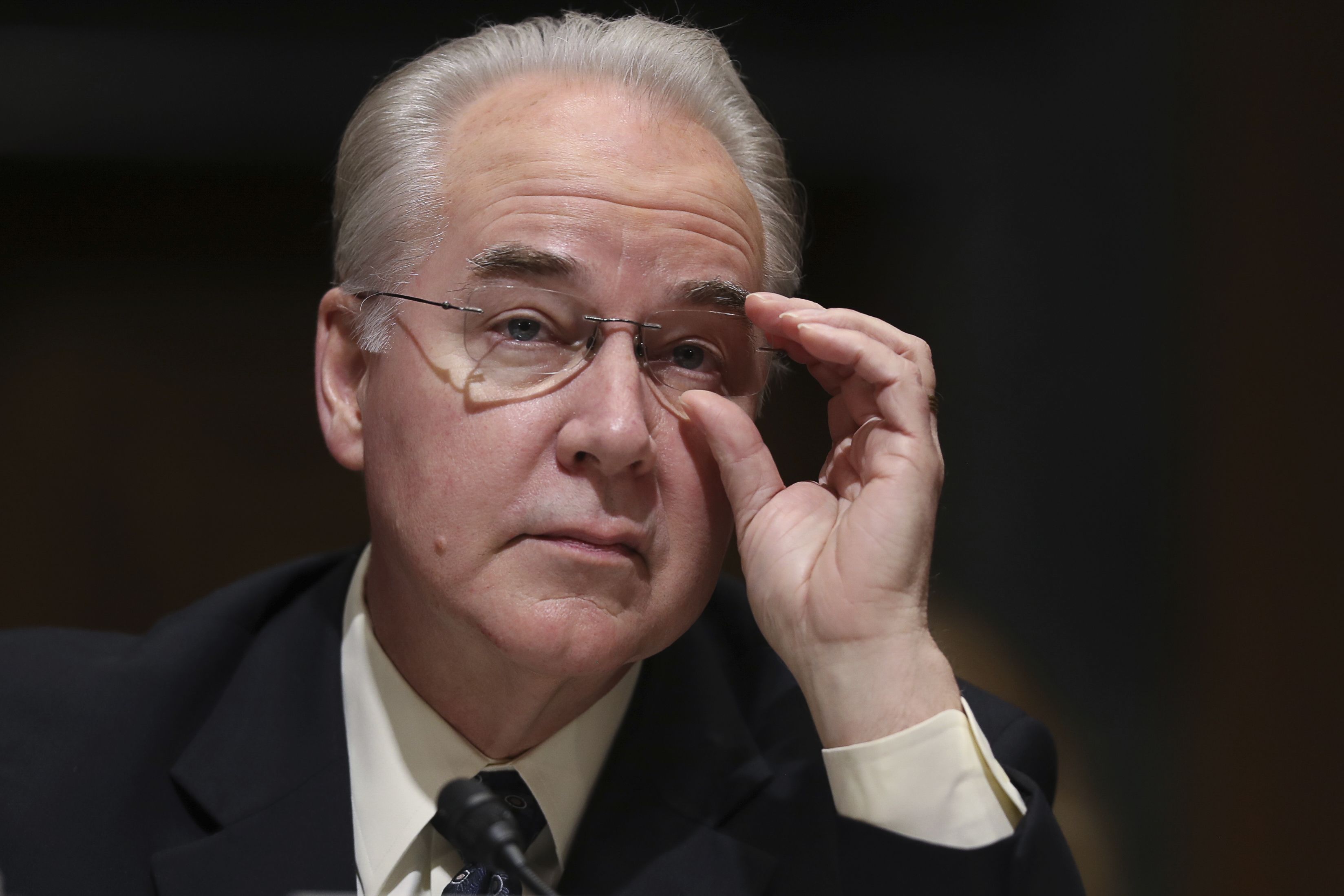Senado aprueba al secretario de Salud de Trump - Tom-Price-SAlud-Trump