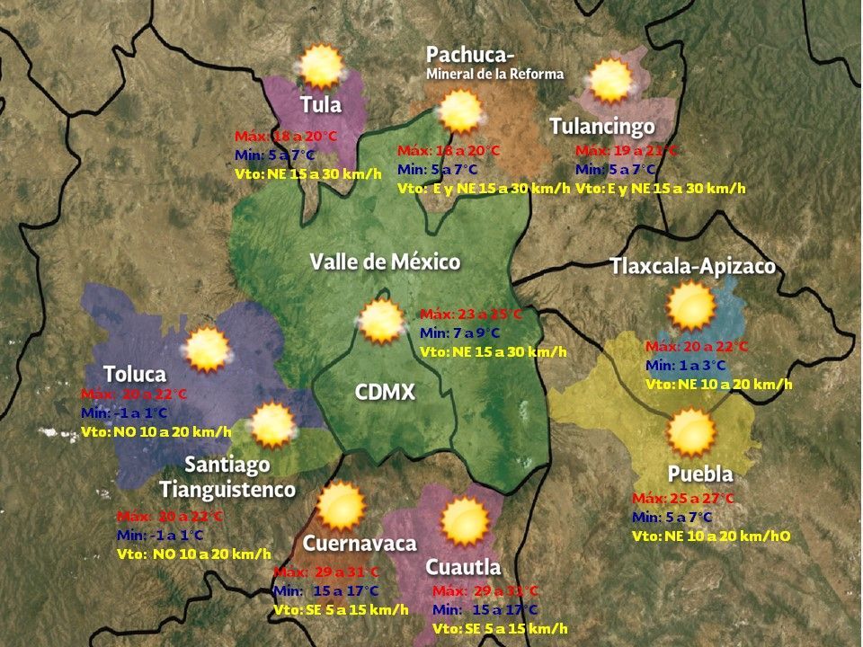 Frente frío 27 generará ambiente fresco en el norte y noreste de México - VDM-0902