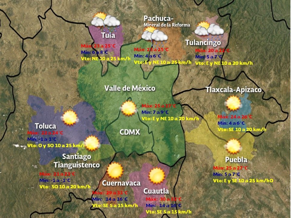 Frente frío 28 causará bajas temperaturas en el norte del país - VDM-1202