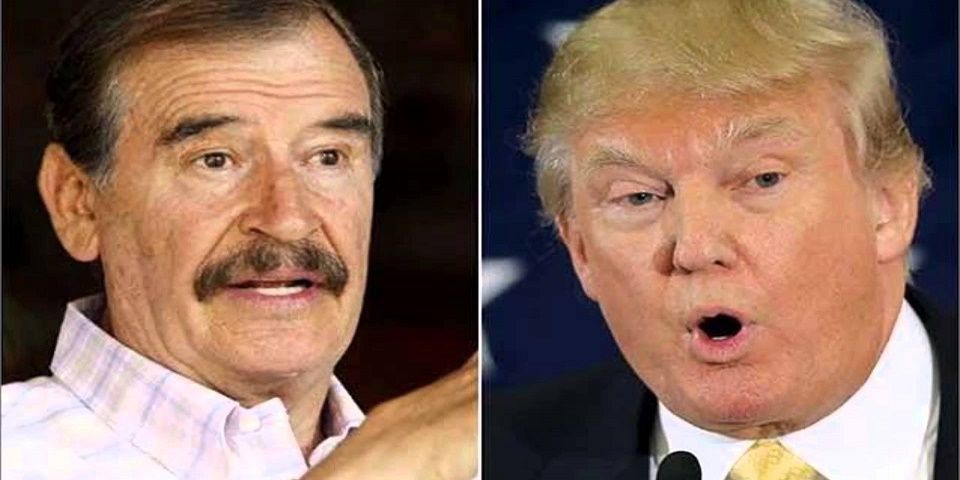 Trump tiene el cerebro podrido: Vicente Fox Trump tiene el cerebro podrido: Vicente Fox