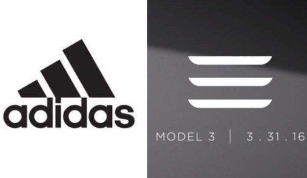 Tesla cambia su logo ante conflicto con Adidas