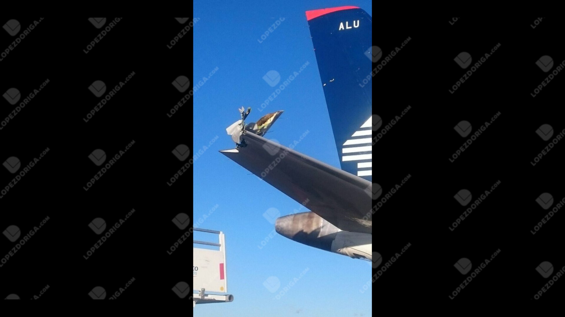 Aviones de Aeroméxico registran roce de alas en el AICM - aeromexico-_000001