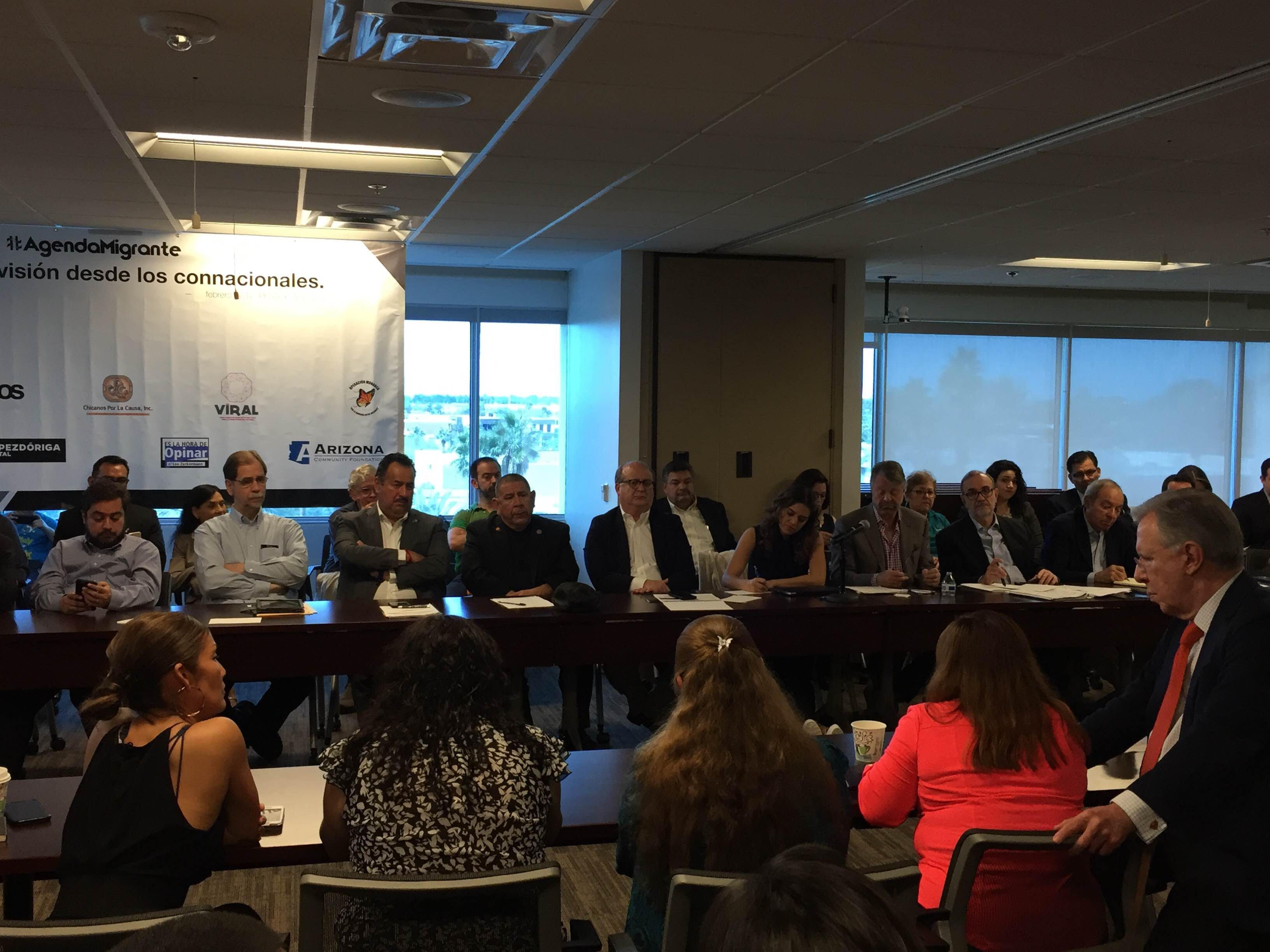 Agenda Migrante acuerdan acciones en favor de los indocumentados