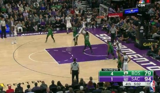 Video: una de las mejores asistencias del año en la NBA