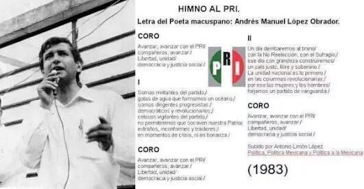Felipe Calderón acusa a AMLO de componer himno del PRI - amlo-himno-pri