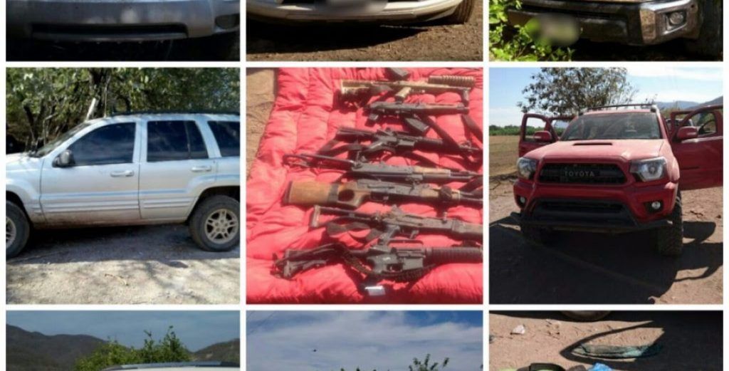 Aseguran autos, armas y lanzagranadas en Michoacán - armas-vehiculos-1140x580-1024x521