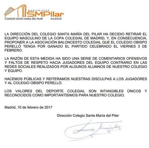 Retiran de torneo a equipo de basquetbol por insultar a rival en España - basquetbol-españa