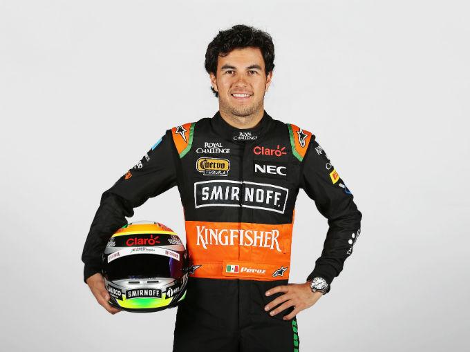Checo Pérez presenta el coche VJM10 de Force India - checoperez