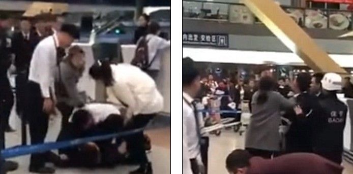 #Viral: pasajeros ebrios pelean con empleados de una aerolínea