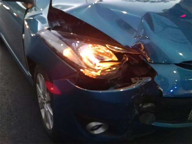 Choque en calles del Centro deja dos lesionadas - choque-2