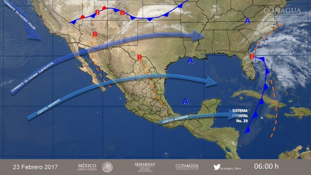 Prevén aumento de temperaturas en gran parte del país - clima-23-feb-1024x576