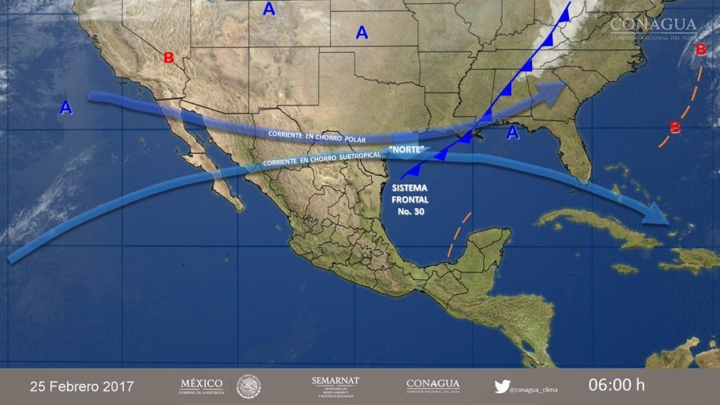 Prevén ambiente cálido en gran parte del país - clima-25-feb-1024x576