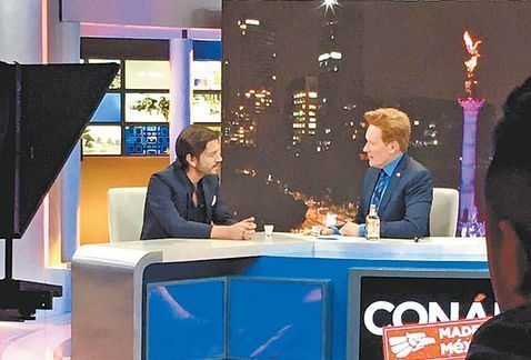 Conan O’Brien graba su late show en México
