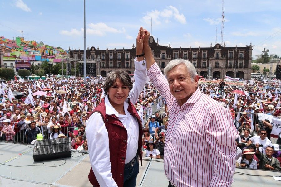 Delfina Gómez aceptó descuentos a salarios de trabajadores en Texcoco - delfina