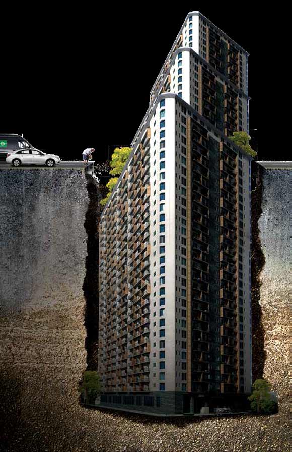 Edificio de departamentos en Iztacalco en continuo hundimiento - edificio_1_0-1