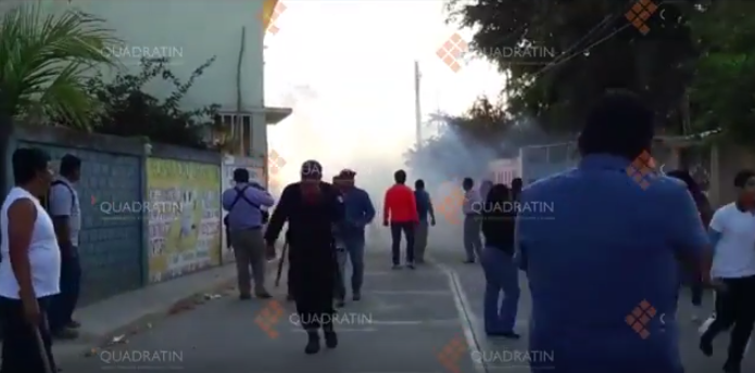 Enfrentamiento por presidencia municipal en Oaxaca deja seis heridos