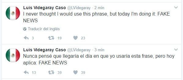 Fake News! Videgaray niega haber manipulado discurso de Trump - fake-news
