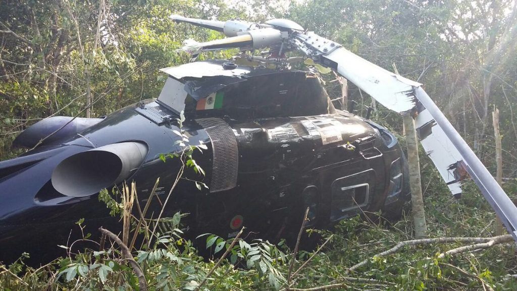 Cae helicóptero al norte de Veracruz - helicoptero-veracruz-2-e-consulta-1024x576