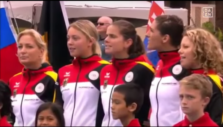 Cantan himno de Alemania Nazi durante la Fed Cup en Hawaii - himno-nazi