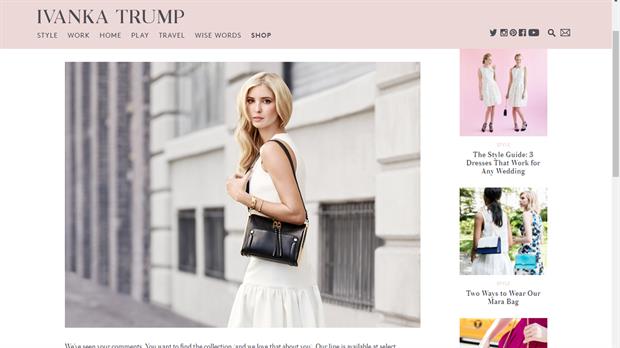 Palacio de Hierro aclara que no ofrece productos Ivanka Trump desde 2015 - ibanka-trump
