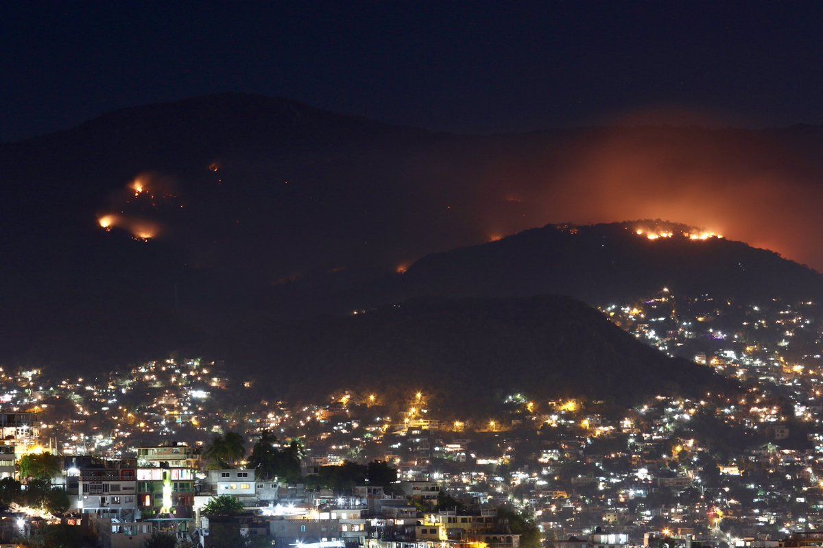Se incendia Parque Nacional El Veladero en Acapulco - incendio-acapulco-2