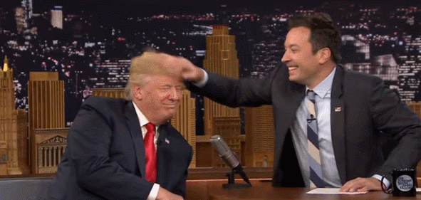 La verdad detrás del cabello de Donald Trump - jimmi-fallon