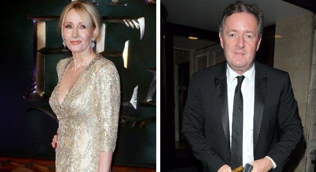 JK Rowling arremete en Twitter contra Piers Morgan por Trump