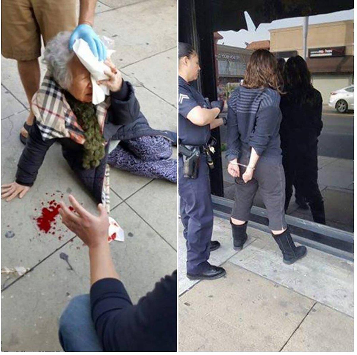 Video: mujer en Los Ángeles agrede a coreana de 83 años - koreatown4n-2-web