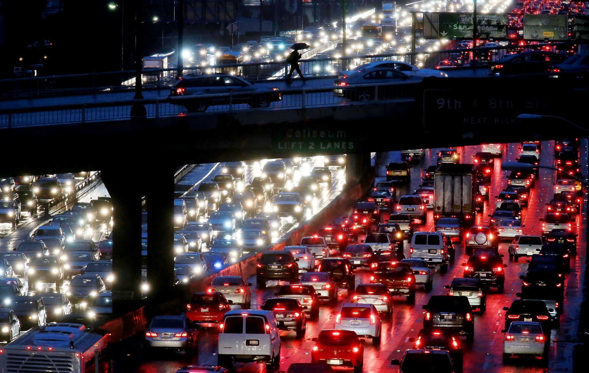 Las ciudades con más tráfico en el mundo - la-me-ln-la-worst-traffic-20160314