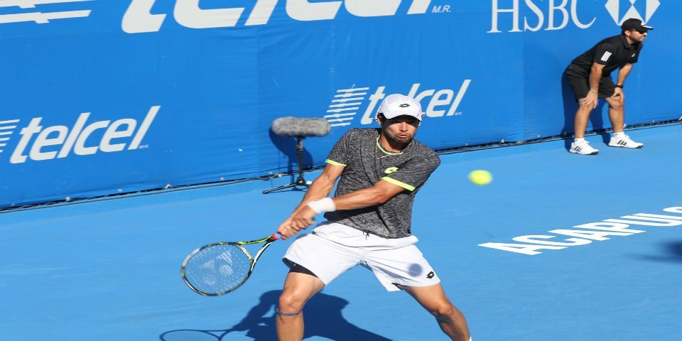 Lucas Gómez eliminado del Abierto Mexicano de Tenis