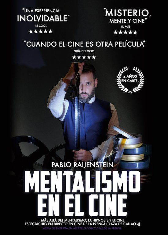 Mujer queda en trance tras espectáculo de mentalismo - mentalismo-cine-madrid-2