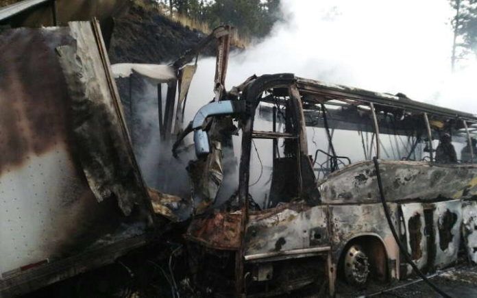 Choque en autopista México-Puebla deja al menos 30 lesionados - mexico-puebla-4