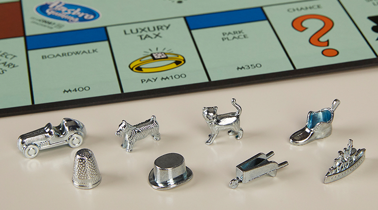 El dedal ya no será una pieza del Monopoly