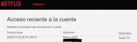 ¿Cómo saber si alguien ha usado sin permiso tu cuenta de Netflix? - netflix4
