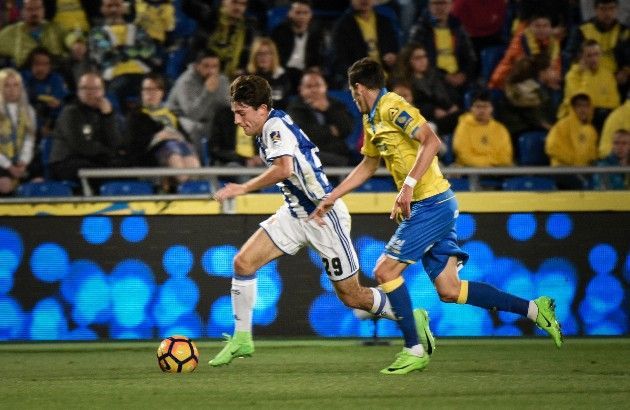 Real Sociedad sube al quinto lugar de la Liga al vencer a Las Palmas - odriozola_630x410