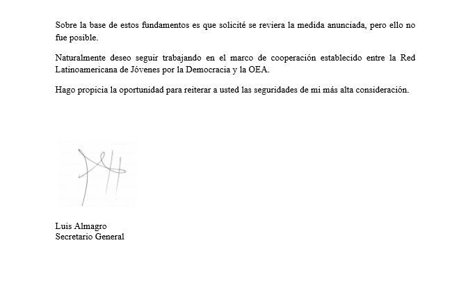 Cuba niega entrada a secretario general de la OEA - oea-3