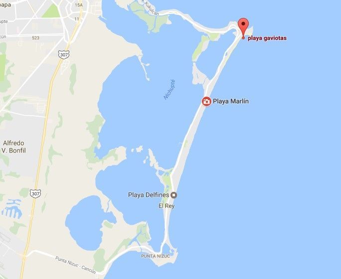 Rescatan a cinco personas a punto de ahogarse en Cancún - playas