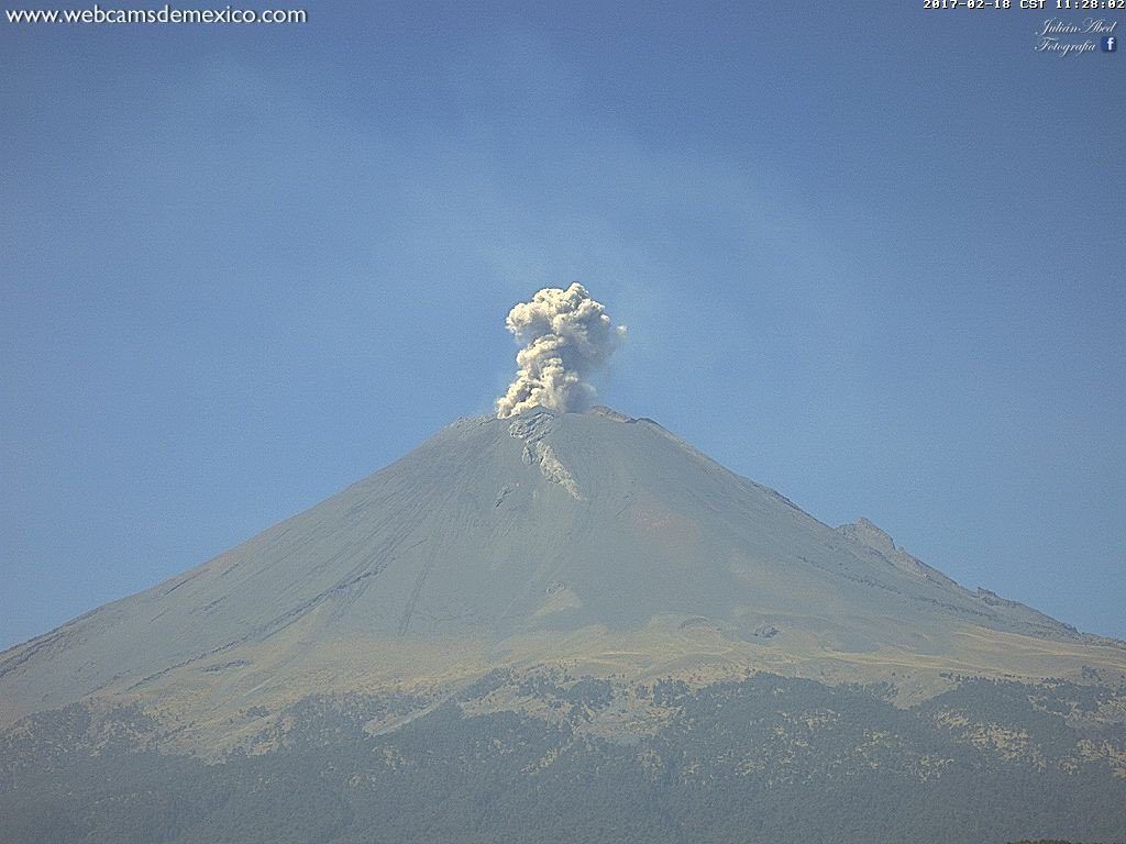Emite Popocatépetl 130 fumarolas de baja intensidad - popocatepetl-fumarola-1024x768