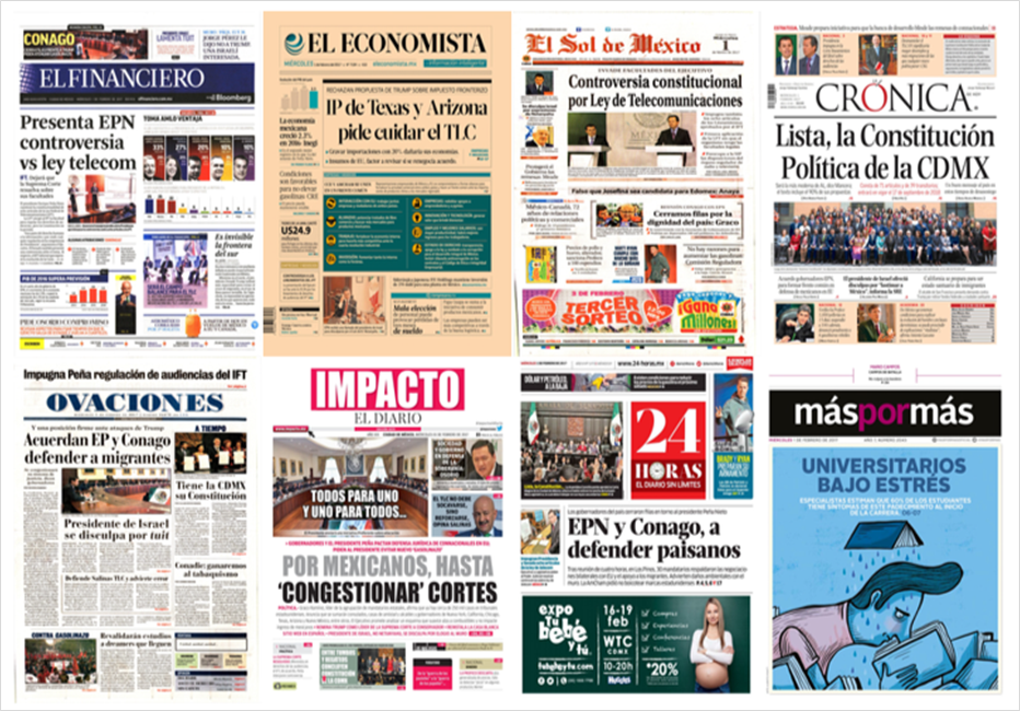 EPN y Trump en primeras planas de México y el mundo - portadas-1-febrero-1