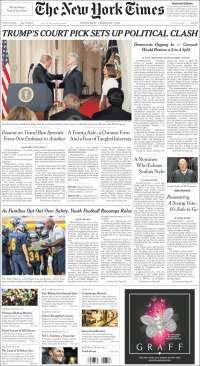 EPN y Trump en primeras planas de México y el mundo - portadas-1-febrero-tnyt