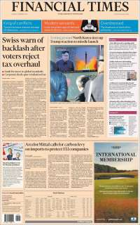 Marcha contra Trump y Adele en primeras planas del lunes - portadas-13-feb-financial