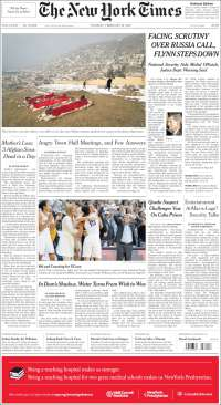 EPN y reunión Trump-Trudeau en primeras planas del martes - portadas-14-feb-tnyt