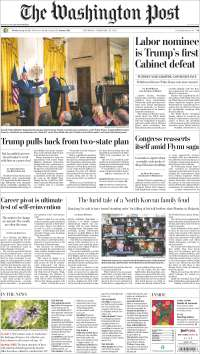 ASF, Trump y Netanyahu en primeras planas del jueves - portadas-16-feb-twp
