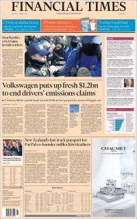 TLC, EPN y Trump en primeras planas del jueves - portadas-2-febrero-financial